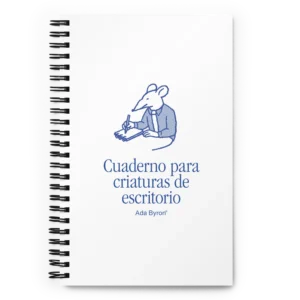 Libreta con espiral "Criaturas de escritorio" 13x21cm